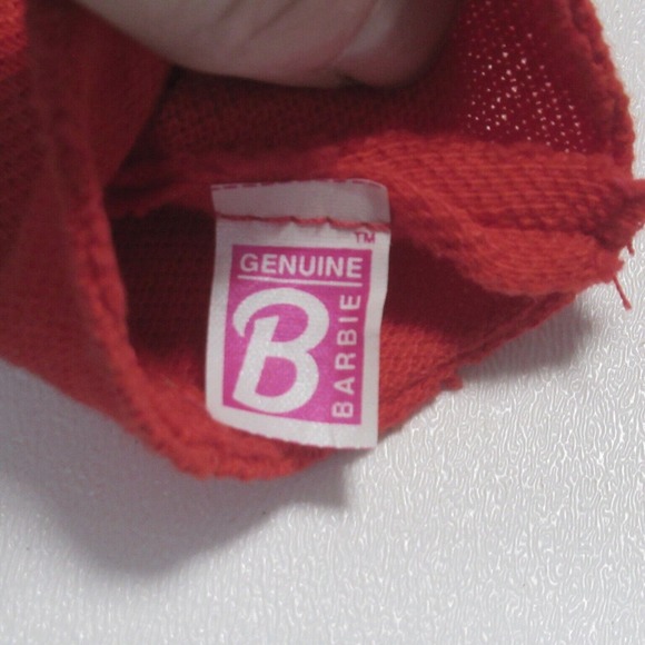 Vintage Barbie Doll Outfit Coca Cola Dress Outfit Pullover Top - Picture 4 of 4